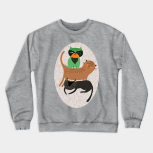 Three Cute Cats Crewneck Sweatshirt